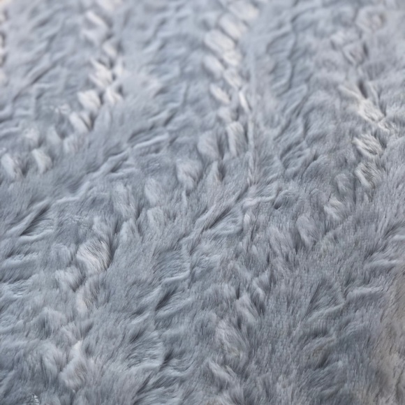 Grey Rabbit Minky Infinity Scarf - Picture 3 of 3